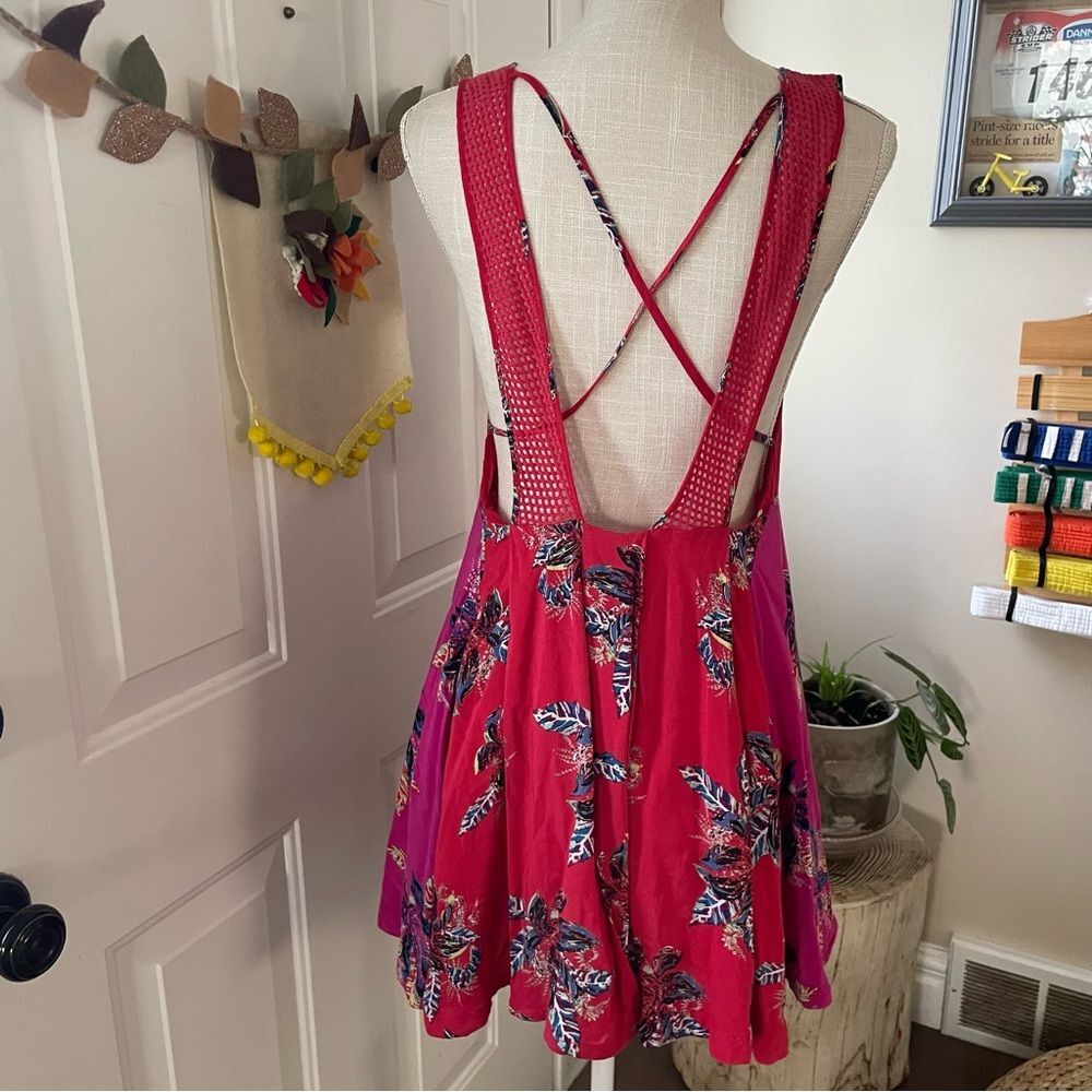 Free People Thought It Was A Dream Printed Mini Dress (Size S) - Picture 6 of 14